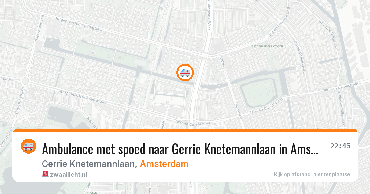 Ambulance met spoed naar Gerrie Knetemannlaan in Amsterdam — 8 feb 2026