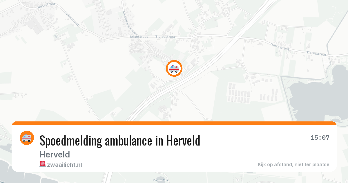 Spoedmelding ambulance in Herveld — 18 jan 2026