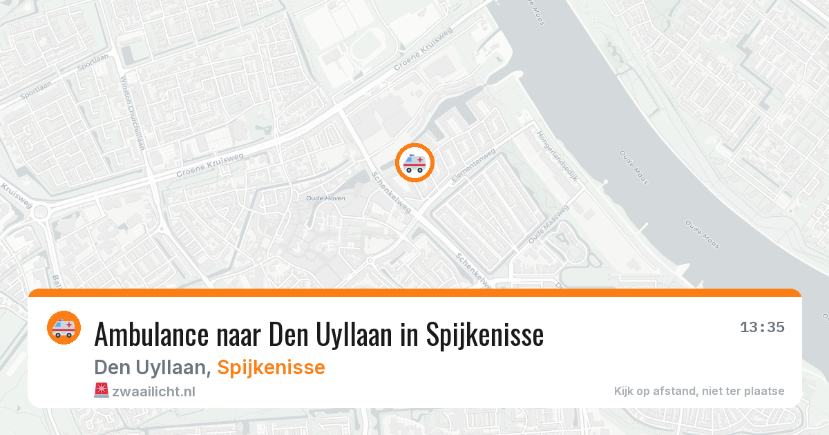 Ambulance naar Den Uyllaan in Spijkenisse — 20 jul 2026