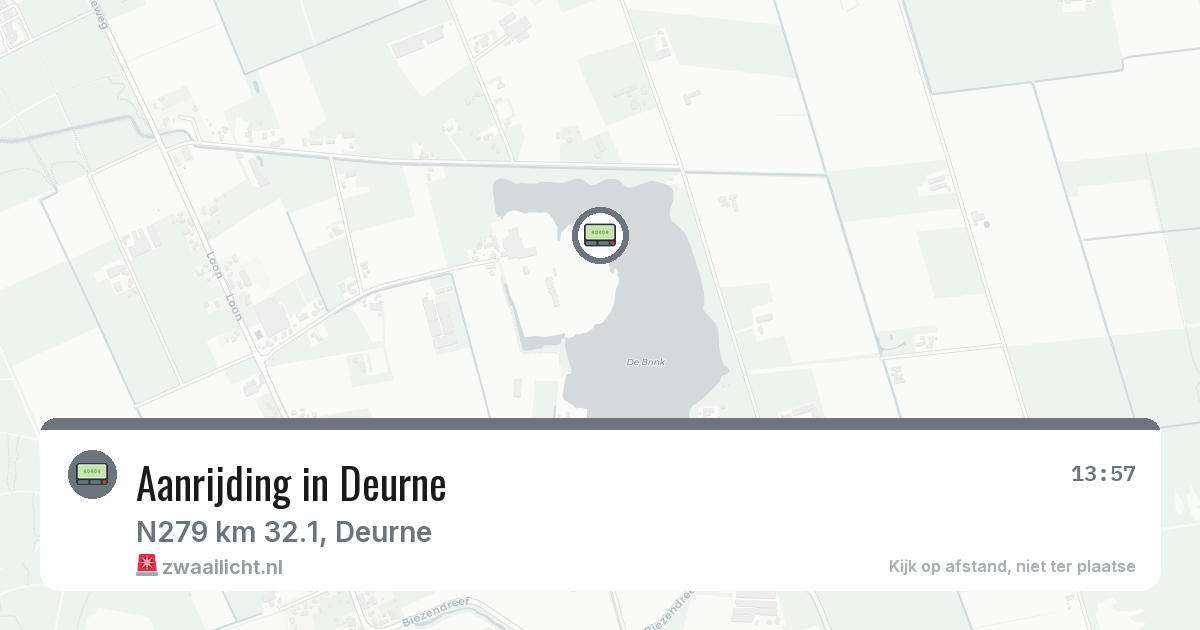 Aanrijding in Deurne — 13 mrt 2026