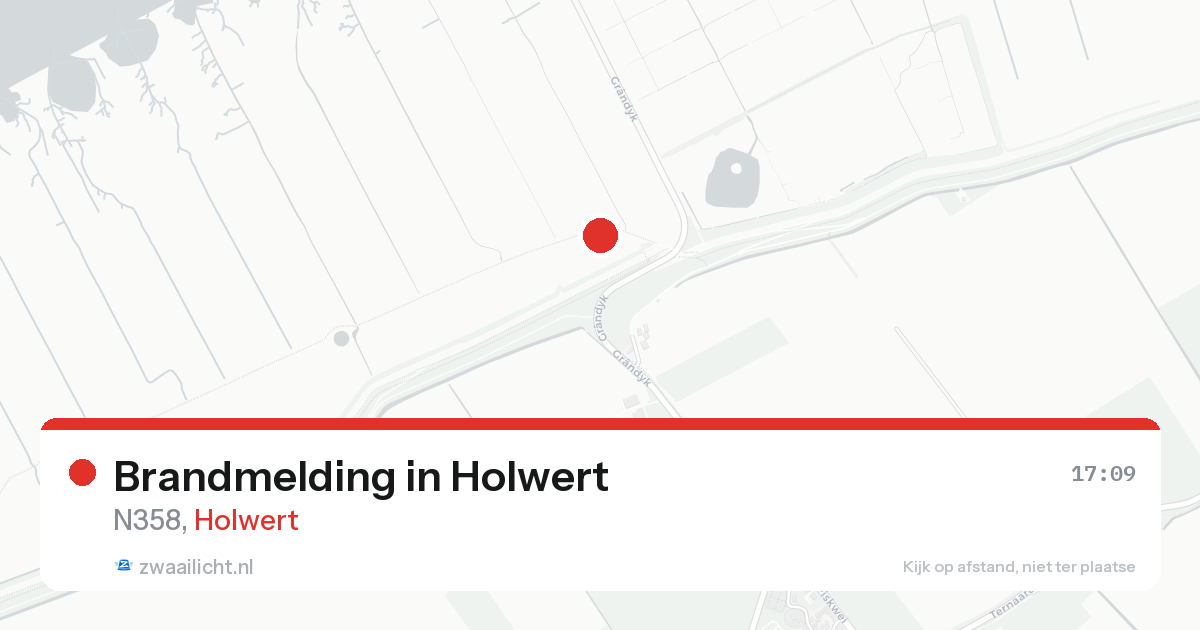 Brandmelding in Holwert — 21 aug 2026
