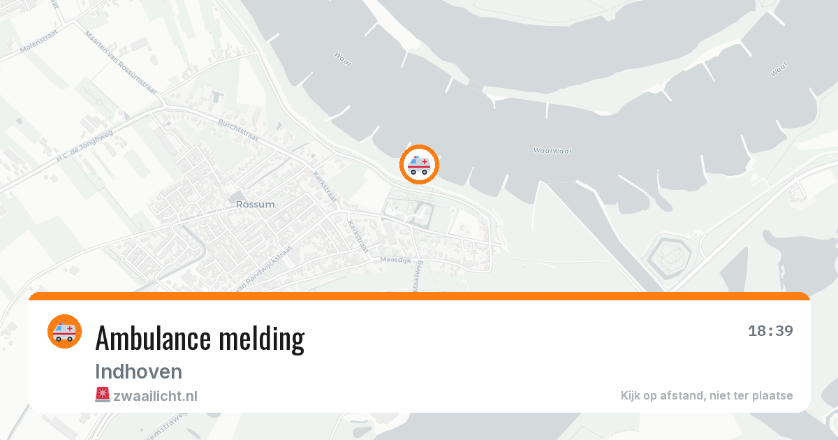 Ambulance melding — 21 jun 2026