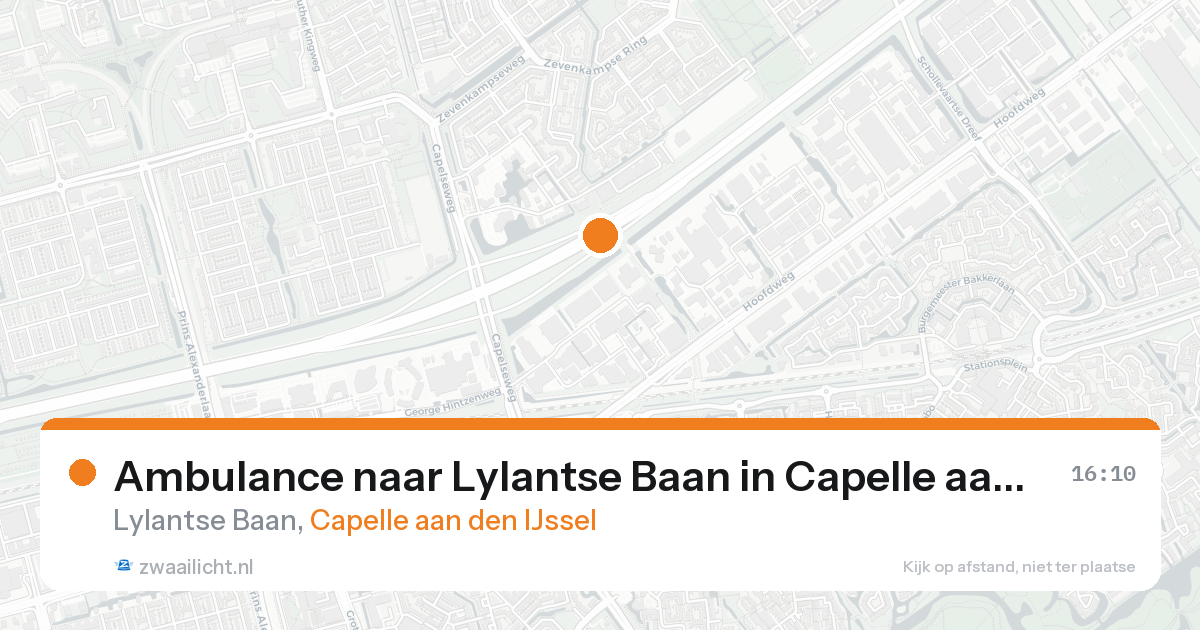 Ambulance naar Lylantse Baan in Capelle aan den IJssel — 8 jul 2026