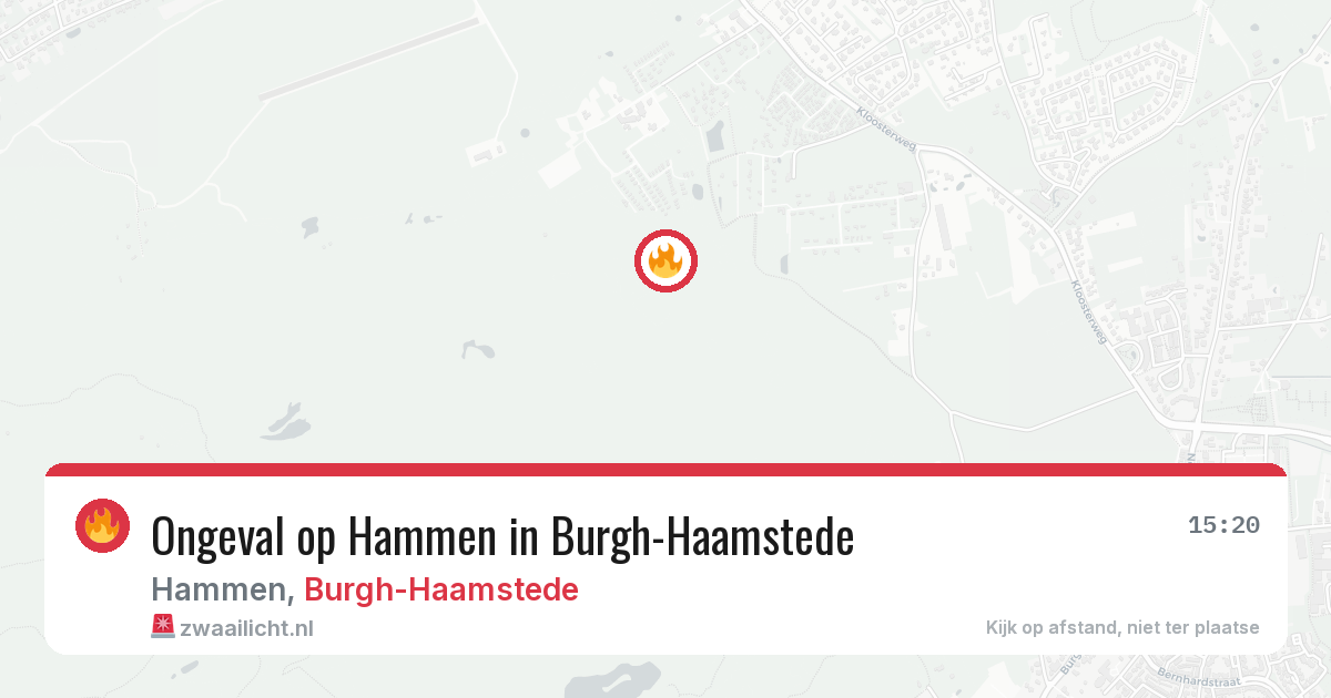 Ongeval op Hammen in Burgh-Haamstede — 19 mrt 2026
