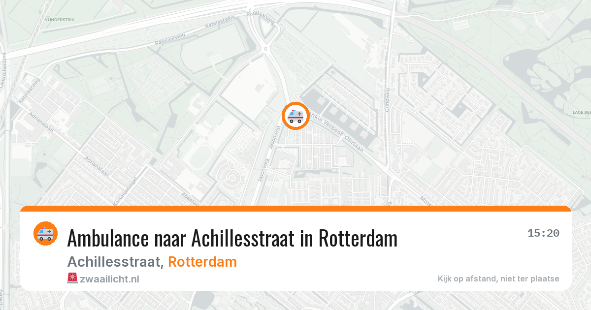 Ambulance naar Achillesstraat in Rotterdam — 11 mrt 2026