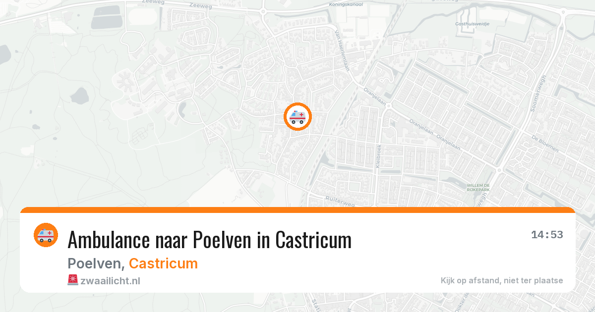 Ambulance naar Poelven in Castricum — 30 mei 2026