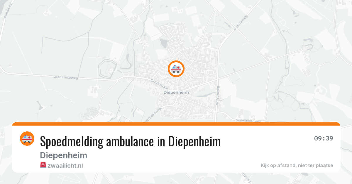 Spoedmelding ambulance in Diepenheim — 18 jan 2026