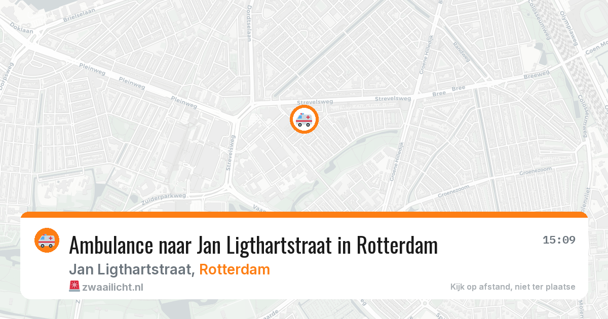 Ambulance naar Jan Ligthartstraat in Rotterdam — 5 aug 2026