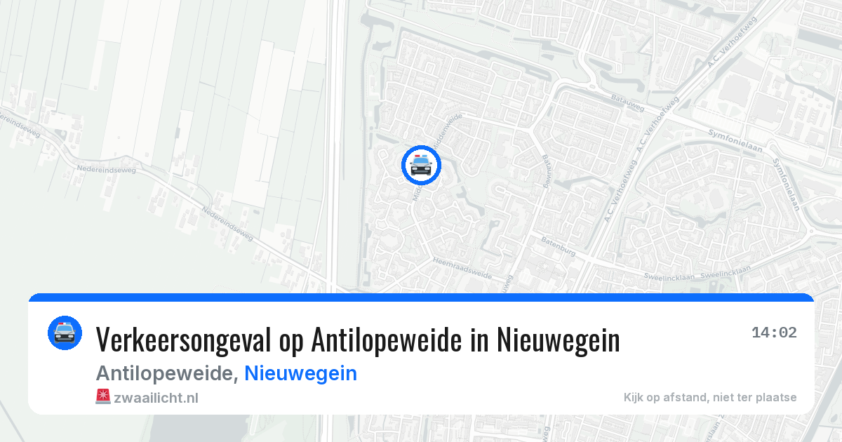 Verkeersongeval op Antilopeweide in Nieuwegein — 19 jan 2026