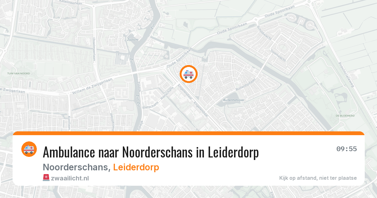 Ambulance naar Noorderschans in Leiderdorp — 6 jul 2026