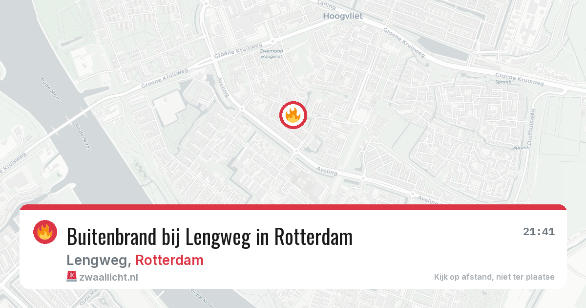 Buitenbrand bij Lengweg in Rotterdam — 17 jul 2026
