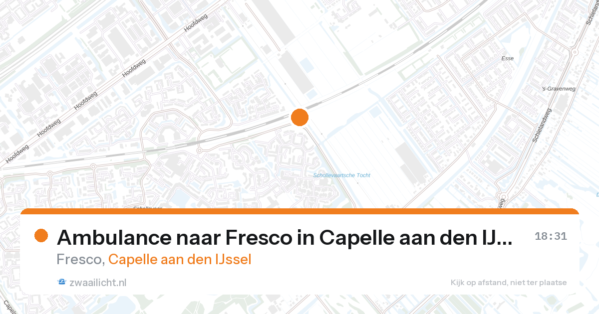 Ambulance naar Fresco in Capelle aan den IJssel — 17 jul 2026