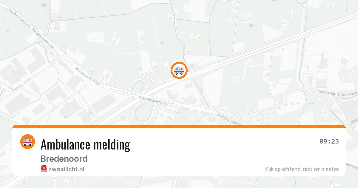 Ambulance melding — 6 mei 2026