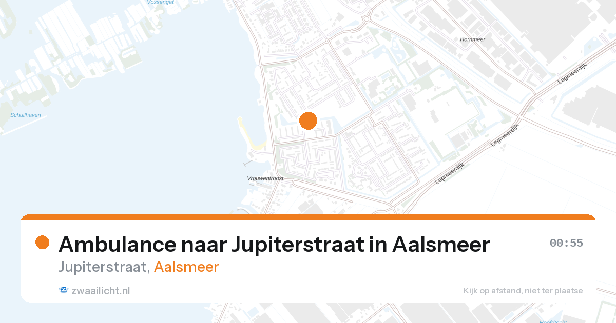 Ambulance naar Jupiterstraat in Aalsmeer — 31 jan 2026