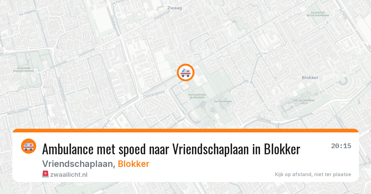 Ambulance met spoed naar Vriendschaplaan in Blokker — 11 feb 2026