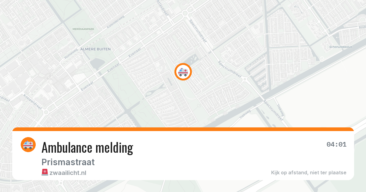 Ambulance melding — 29 jan 2026