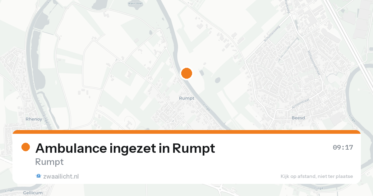 Ambulance ingezet in Rumpt — 8 feb 2026
