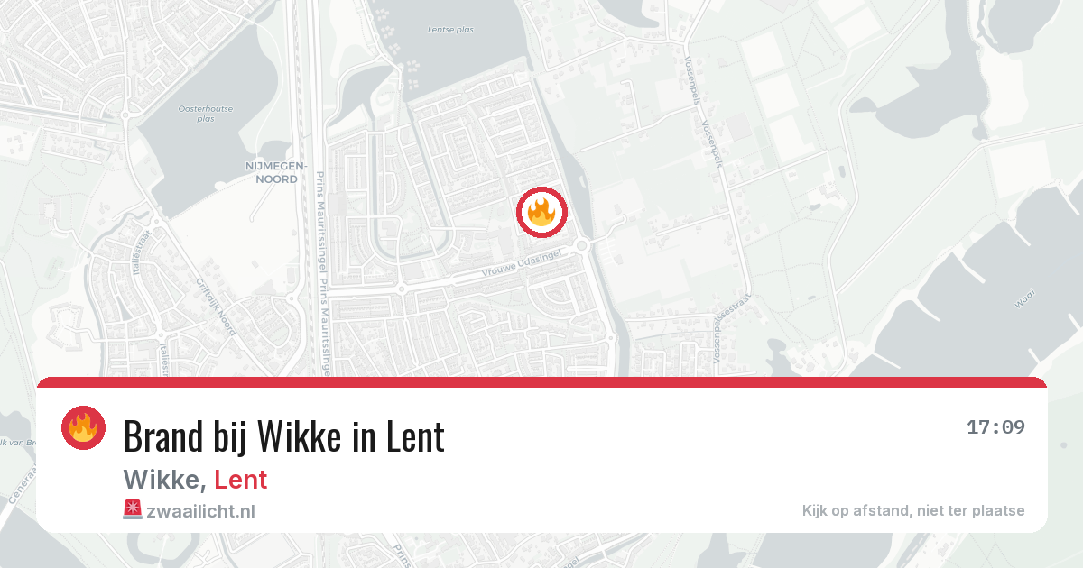 Brand bij Wikke in Lent — 22 jul 2026