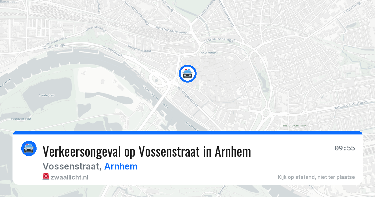 Verkeersongeval op Vossenstraat in Arnhem — 14 aug 2026