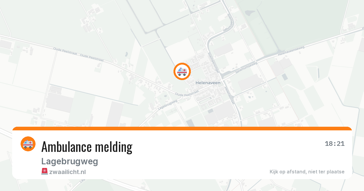 Ambulance melding — 18 jun 2026