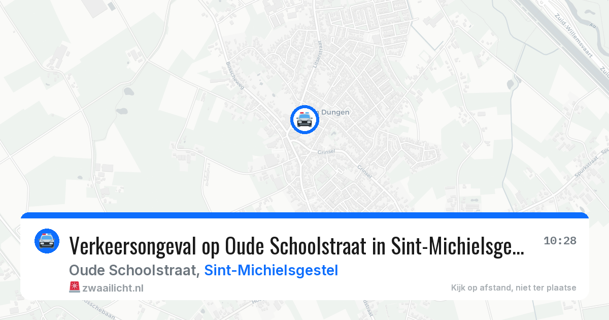Verkeersongeval op Oude Schoolstraat in Sint-Michielsgestel — 17 jan 2026