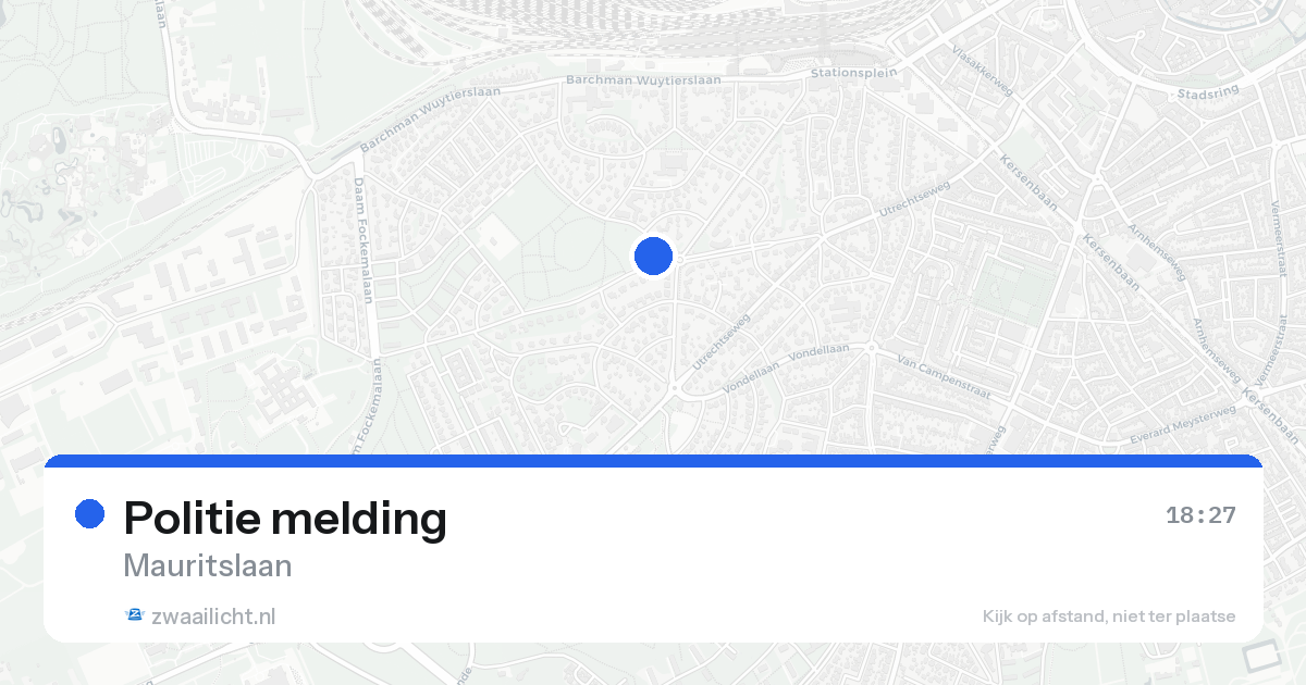 Politie melding — 21 mei 2026