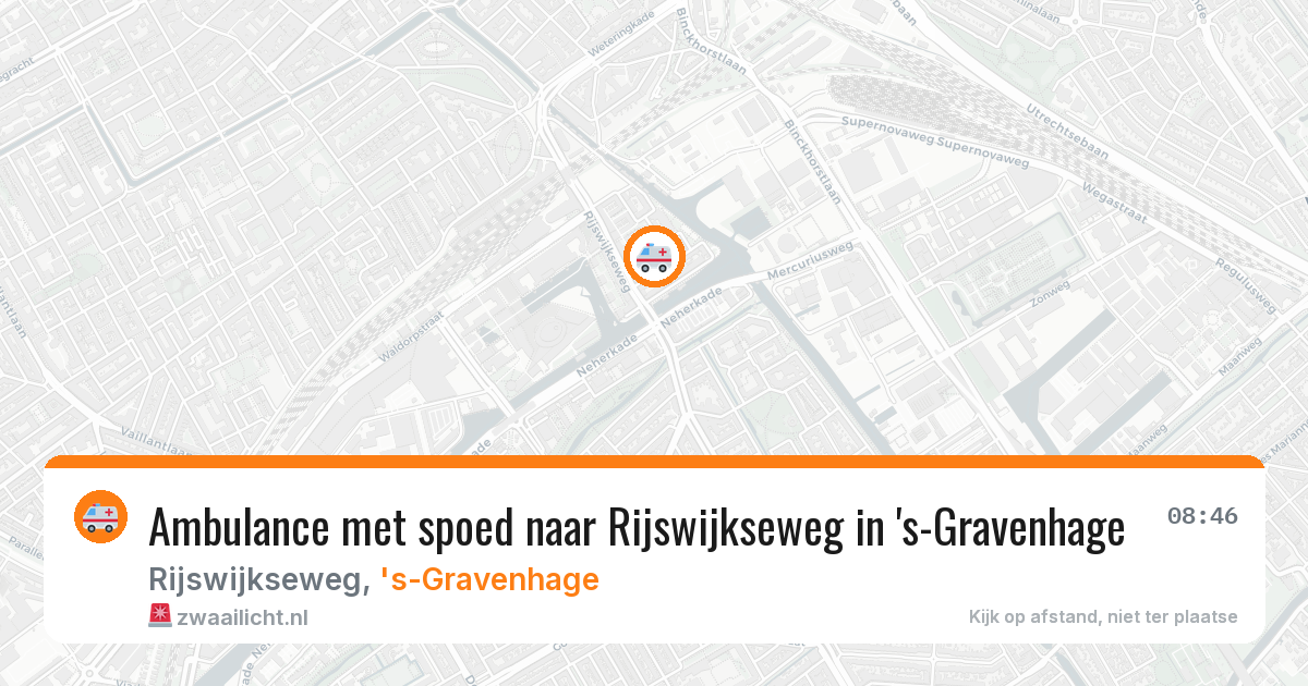 Ambulance met spoed naar Rijswijkseweg in 's-Gravenhage — 2 apr 2026