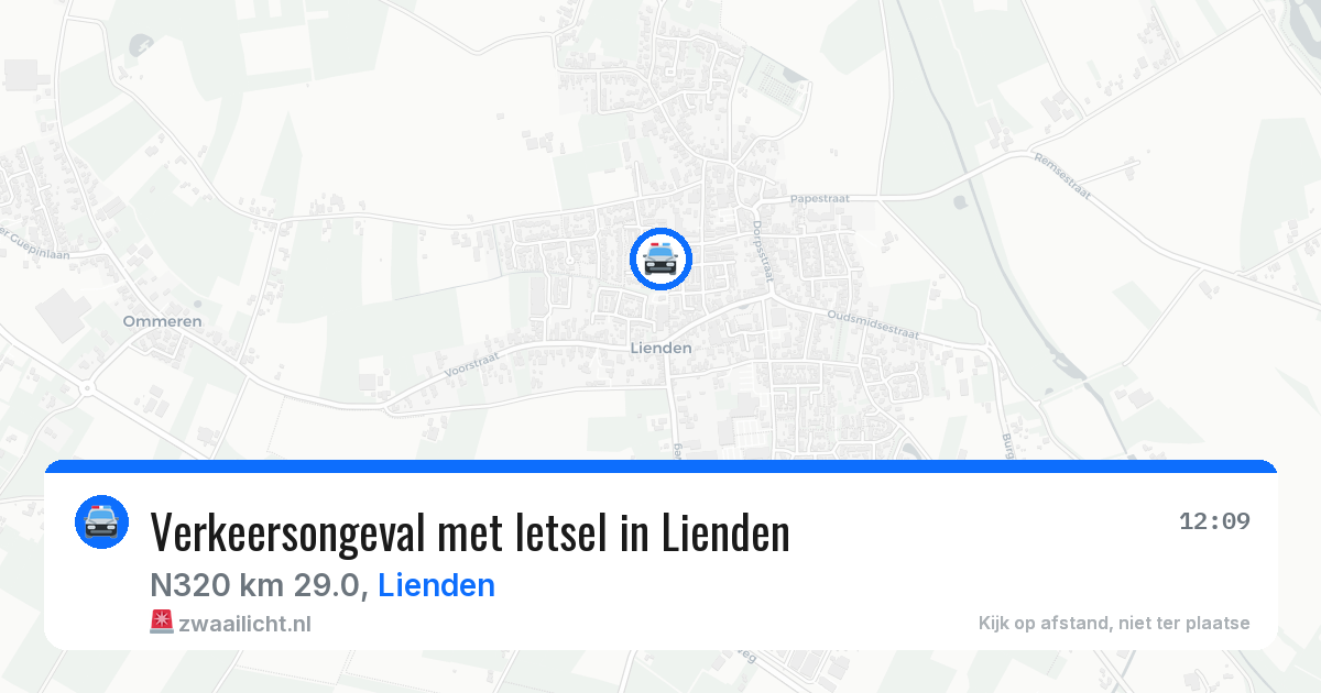 Verkeersongeval met letsel in Lienden — 22 jun 2026