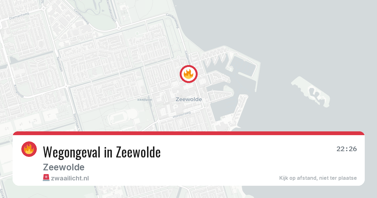 Wegongeval in Zeewolde — 22 jun 2026