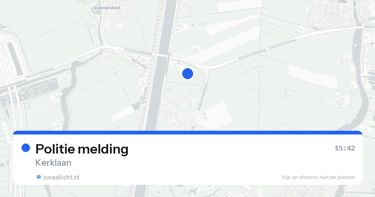 Politie melding — 17 mei 2026