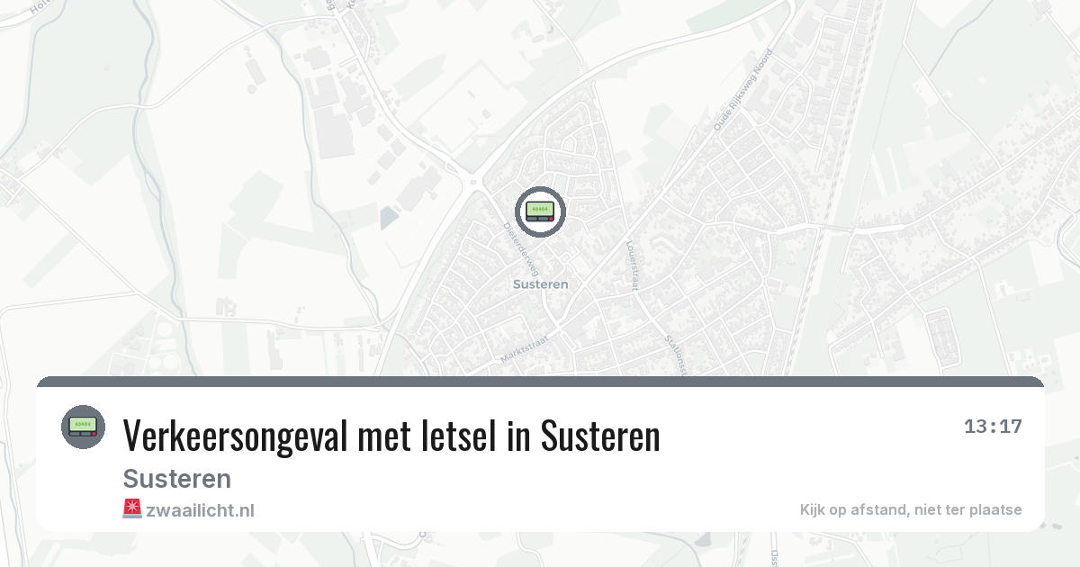 Verkeersongeval met letsel in Susteren — 11 apr 2026