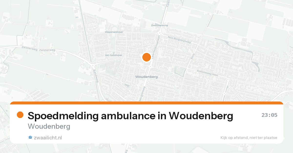 Spoedmelding ambulance in Woudenberg — 30 jan 2026
