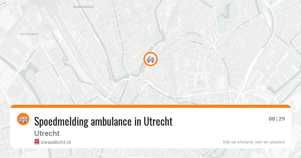 Spoedmelding ambulance in Utrecht — 14 mei 2026
