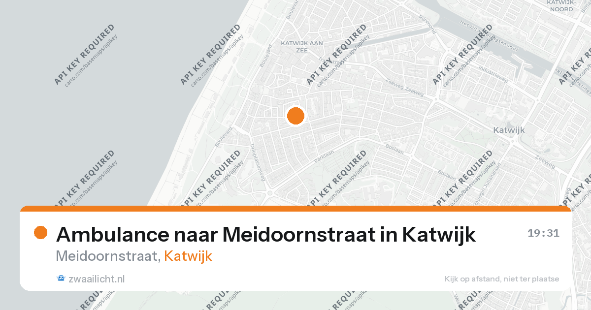 Ambulance naar Meidoornstraat in Katwijk — 18 jul 2026