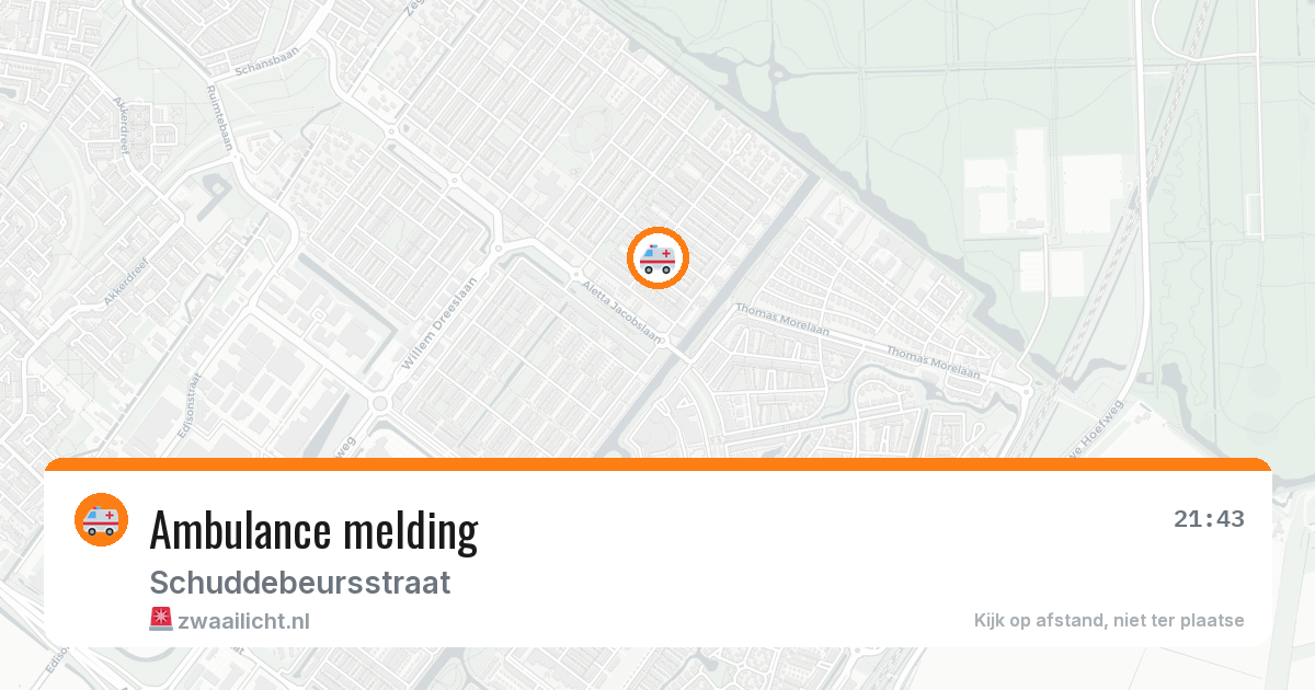 Ambulance melding — 8 feb 2026
