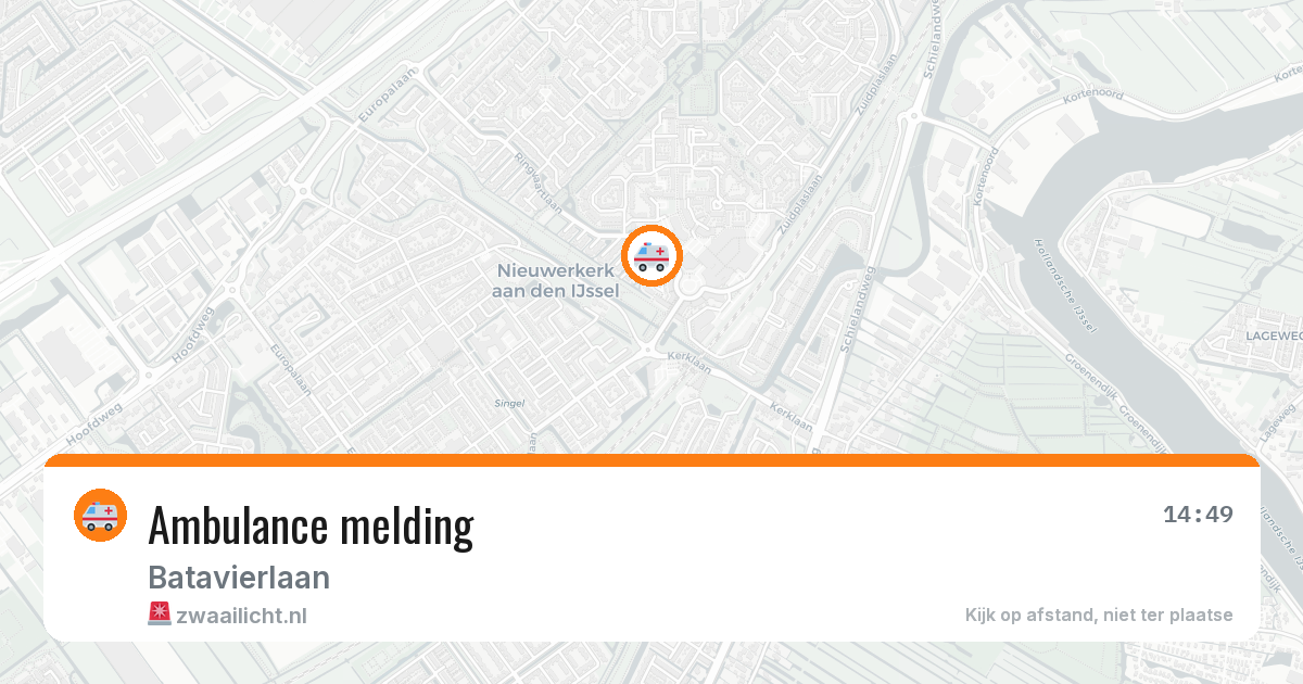 Ambulance melding — 12 jun 2026