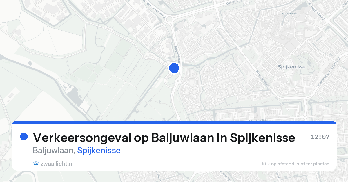 Verkeersongeval op Baljuwlaan in Spijkenisse — 29 mei 2026