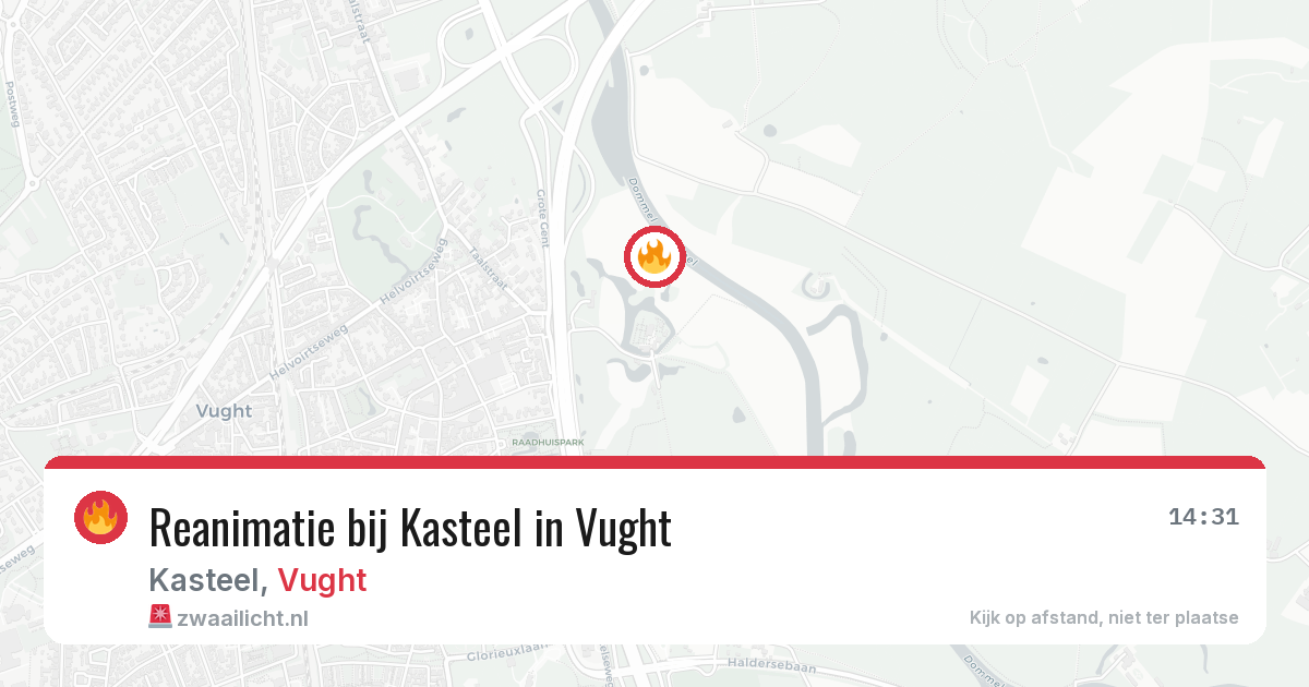 Reanimatie bij Kasteel in Vught — 27 mei 2026