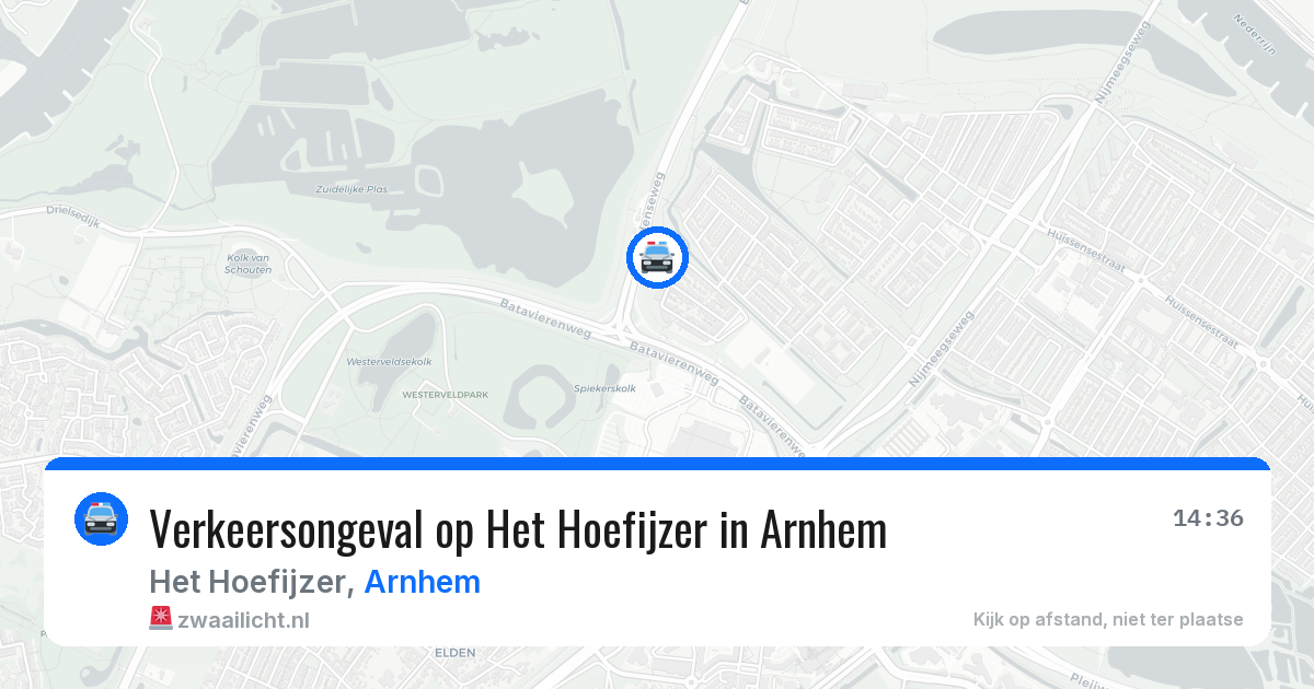 Verkeersongeval op Het Hoefijzer in Arnhem — 2 jul 2026