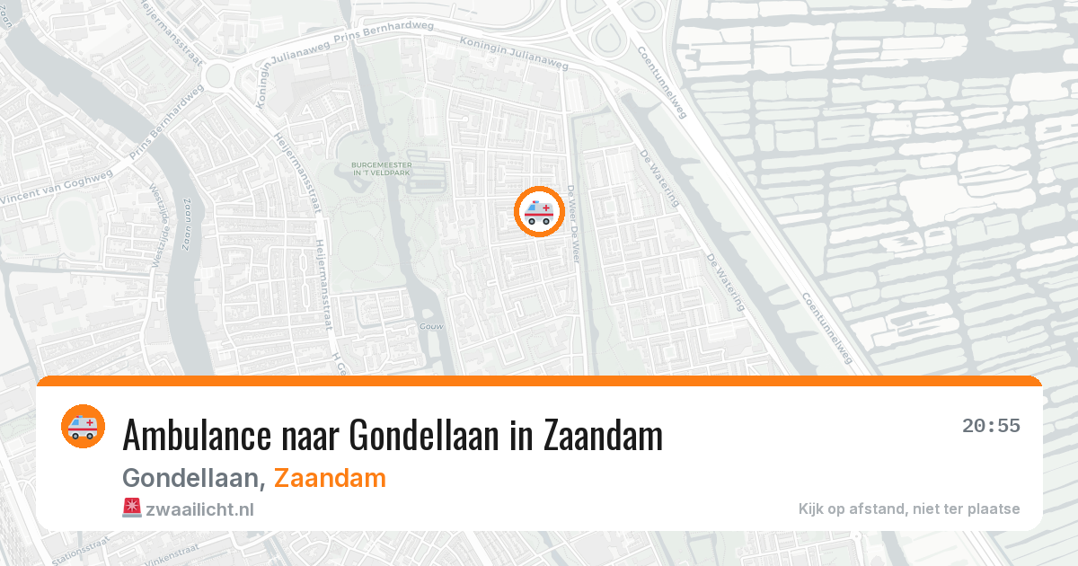Ambulance naar Gondellaan in Zaandam — 3 jul 2026