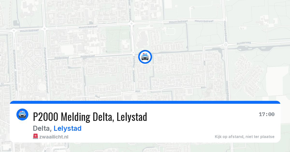 P2000 Melding Delta, Lelystad — 20 feb 2026