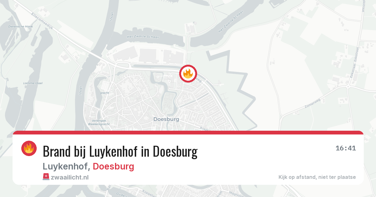 Brand bij Luykenhof in Doesburg — 11 mei 2026