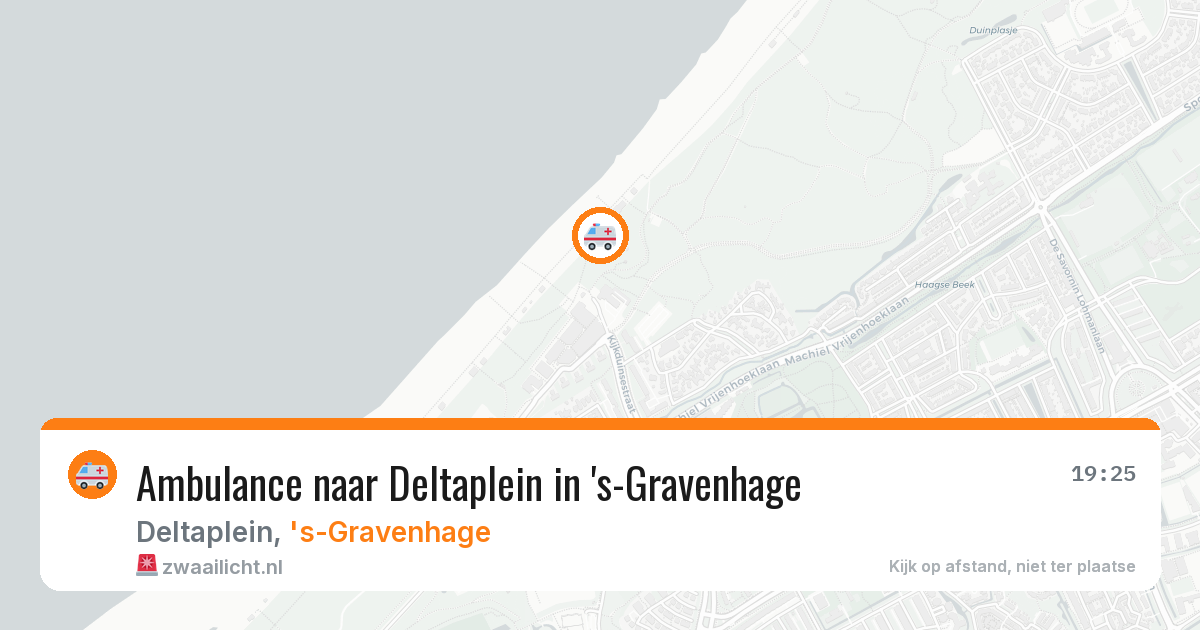 Ambulance naar Deltaplein in 's-Gravenhage — 22 mei 2026