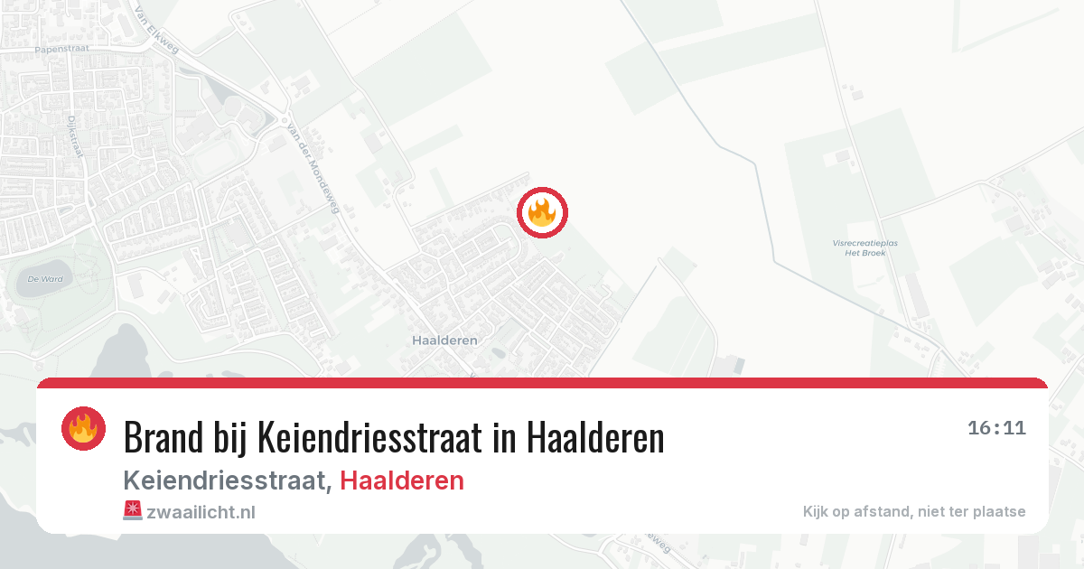 Brand bij Keiendriesstraat in Haalderen — 23 jun 2026