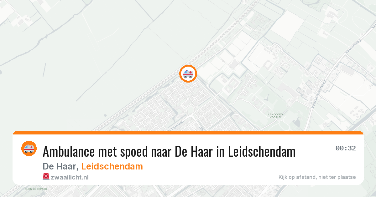 Ambulance met spoed naar De Haar in Leidschendam — 27 mei 2026