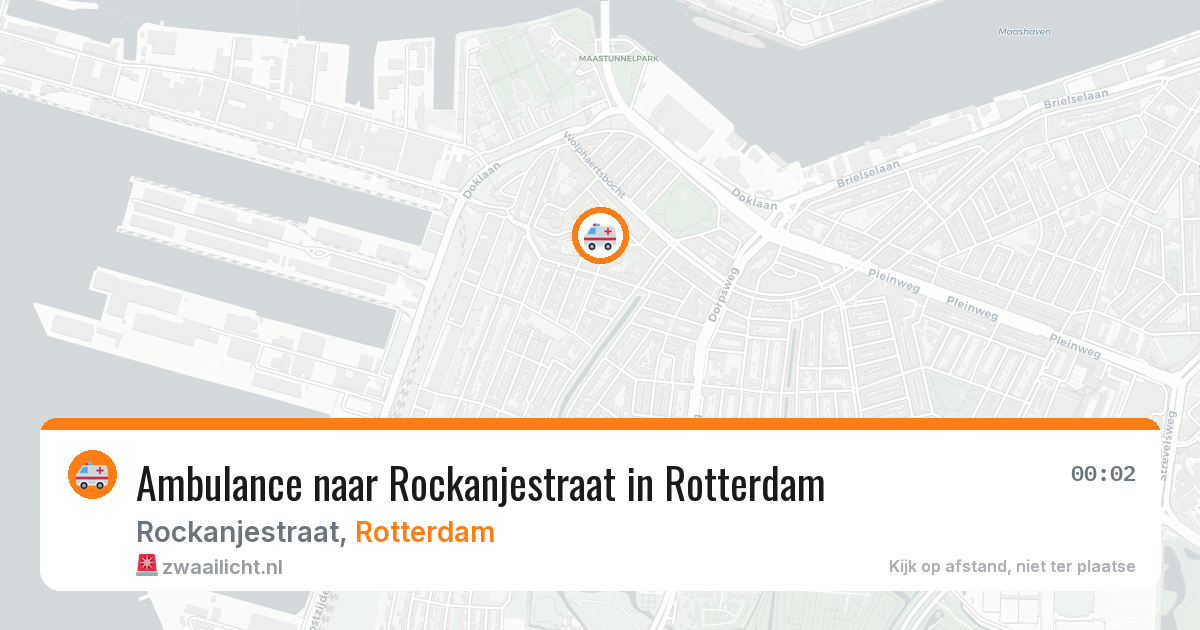 Ambulance naar Rockanjestraat in Rotterdam — 1 jul 2026