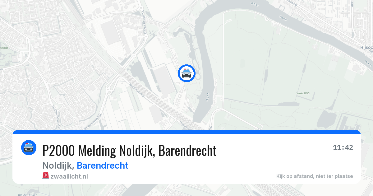 P2000 Melding Noldijk, Barendrecht — 4 aug 2026