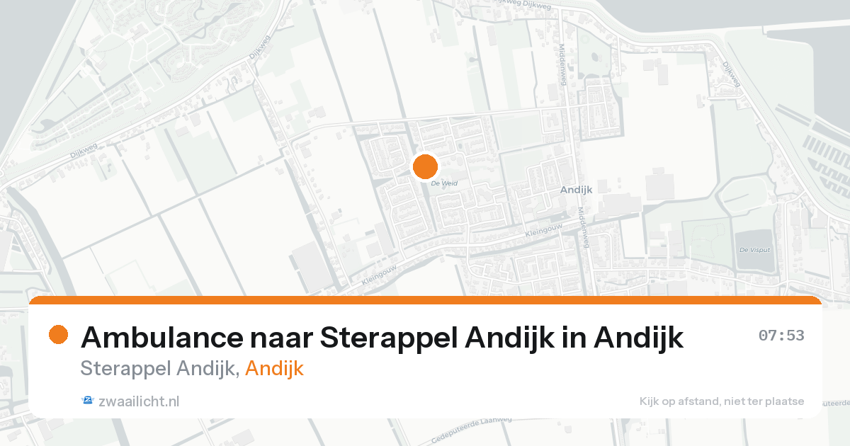 Ambulance naar Sterappel Andijk in Andijk — 31 jan 2026
