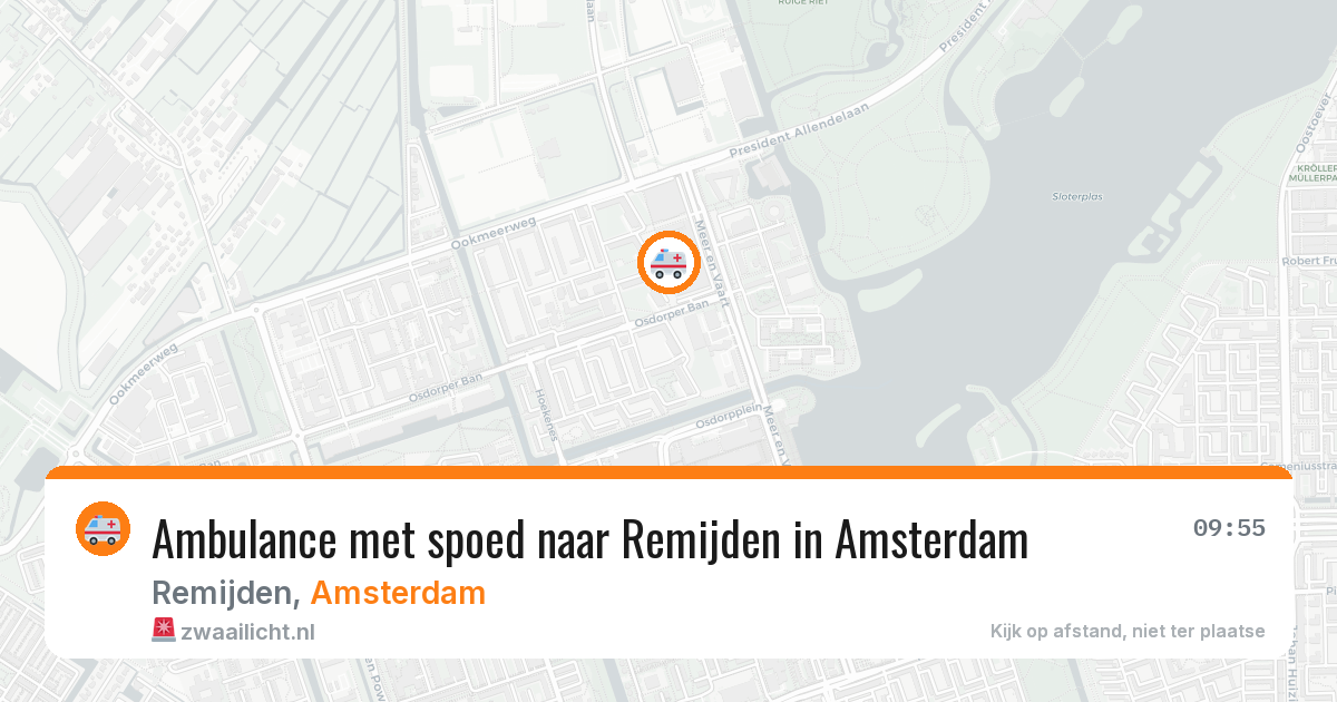 Ambulance met spoed naar Remijden in Amsterdam — 28 jun 2026
