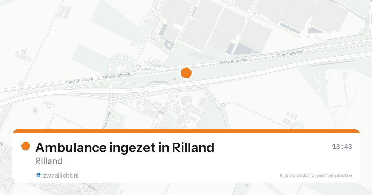 Ambulance ingezet in Rilland — 23 aug 2026
